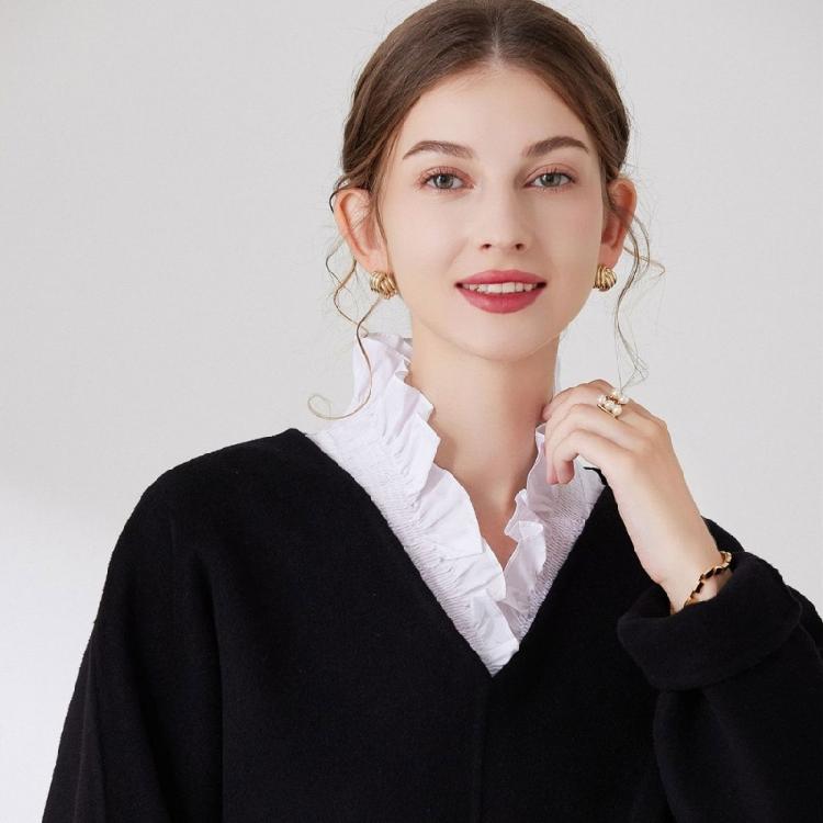 Detachable False Collar Girls Half-Shirt Accessiory Pairing with Shirt or Dress for Lady Girl Half Shirt Collar