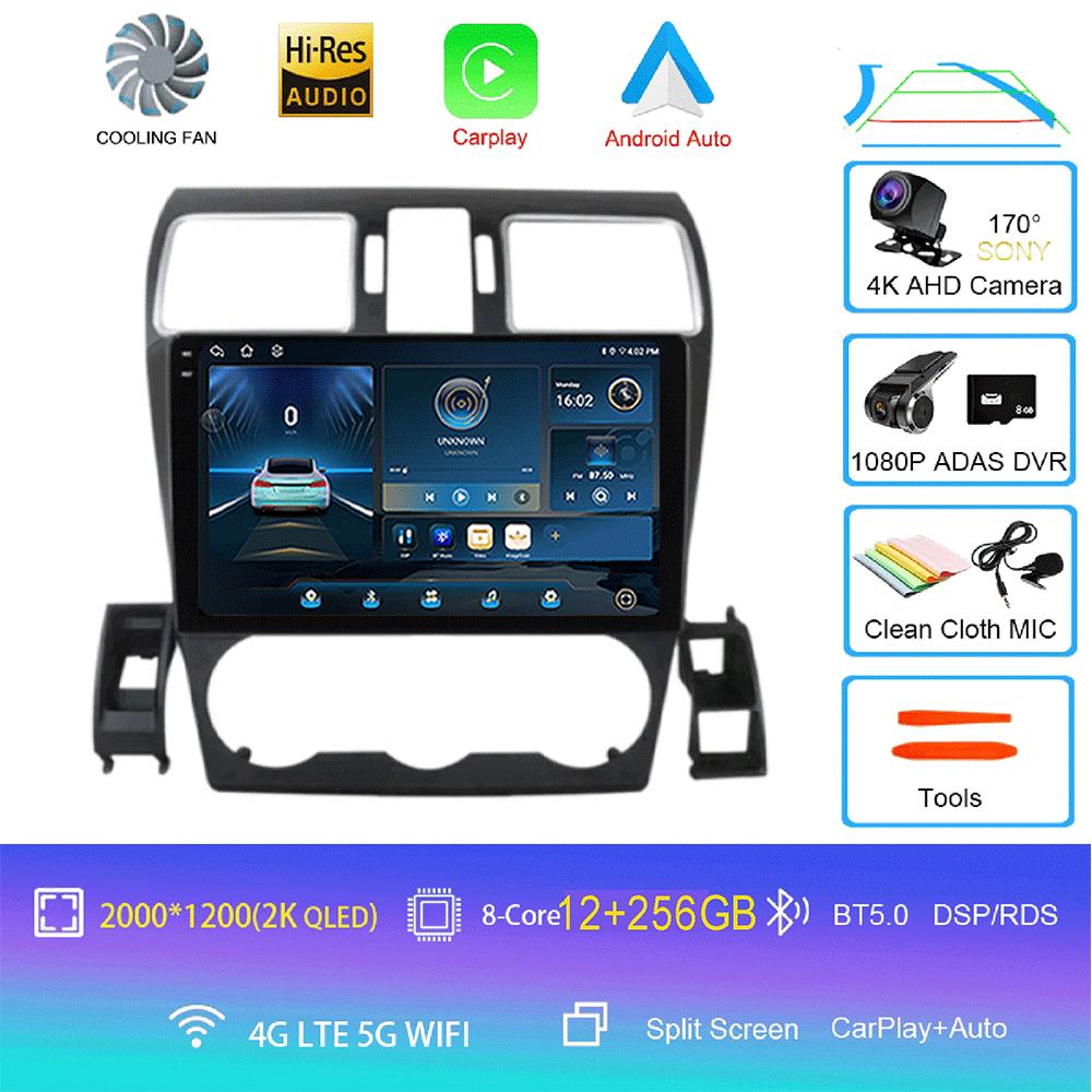 Android 14 Радио для Subaru Forester 4 SJ XV WRX 2012 - 2018 Carplay Стерео GPS Навигация Видео Плеер Автомобильная Мультимедиа 2din Carplay DVD