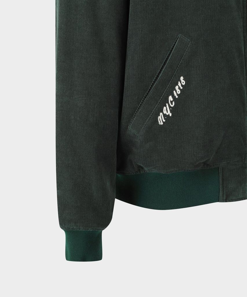 Brooks Brothers Corduroy Varsity Jumper (Dark Green) (Bbotmbf305)