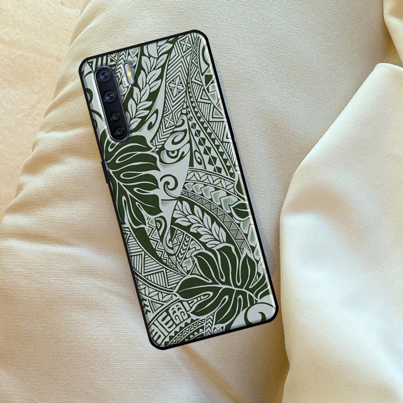 Маори Полинезийский Самоанский Племенной Чехол для OPPO A79 A38 A58 A78 A98 A54 A74 A94 A16 A76 A96 A5 A9 A52 A72 A15 A17 A57 A53S
