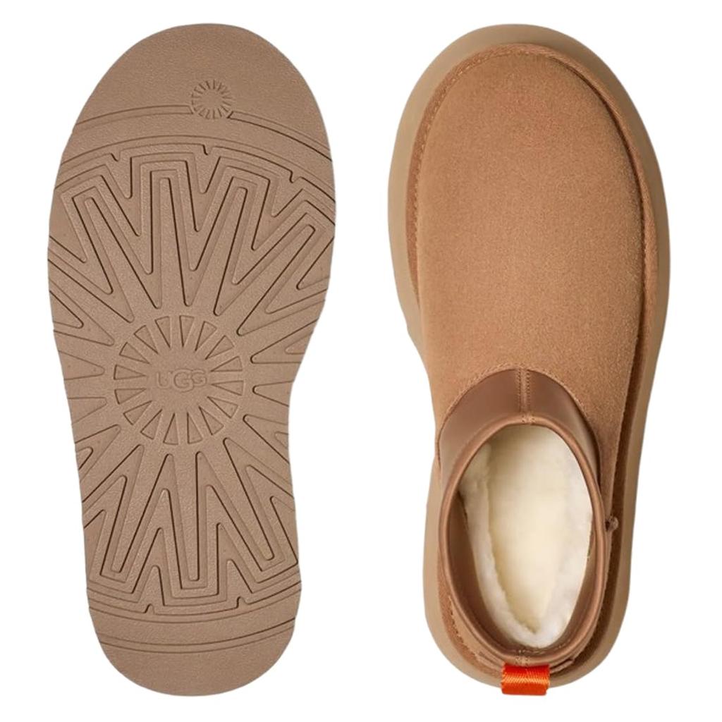 Shearling Boots Shoes Short Thick Sole Suede Neoprene Classic Mini Dipper W CLASSIC MINI DIPPER BOOT 1168170 CHESTNUT [UGG] Women's US8(25.0cm) [Item]