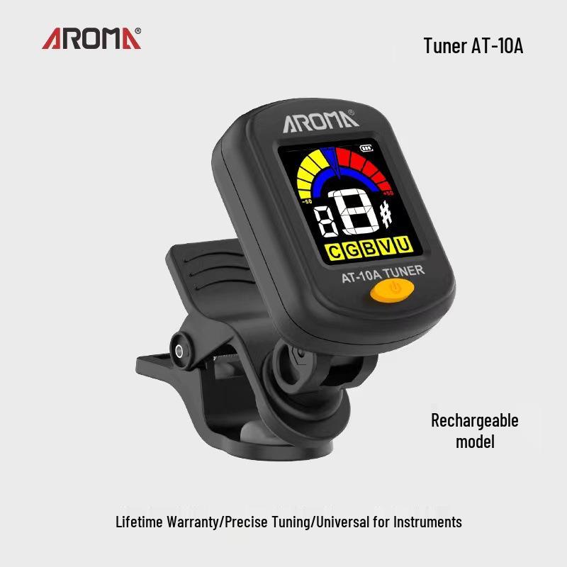 Color Screen Electronic Guitar and Violin Tuner, Twelve-Tone Equal Temperament for Ukulele
