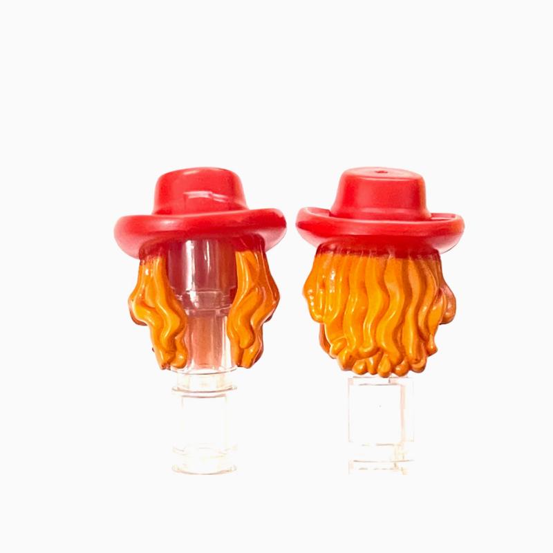 City Building Blocks Body Character Clothing Accessories Helmet Hat Colorful Hair Hairstyle Mini Brick Compatible Toy Gift X040