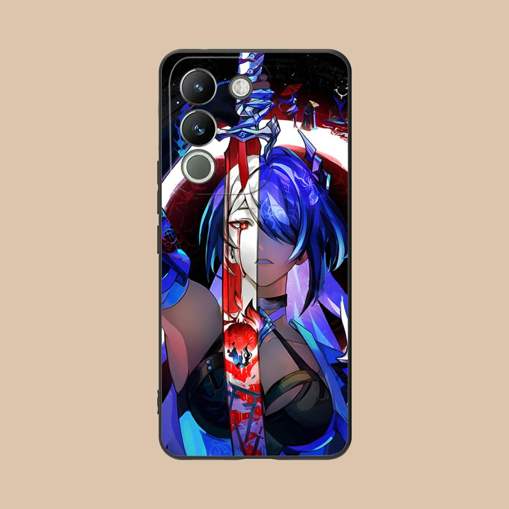 Матовый ТПУ чехол для мобильного телефона HSR Acheron для VIVO V60 V50 V40 V30 V29 V27 V25 V23 Pro Lite 5G Цветной печатный чехол
