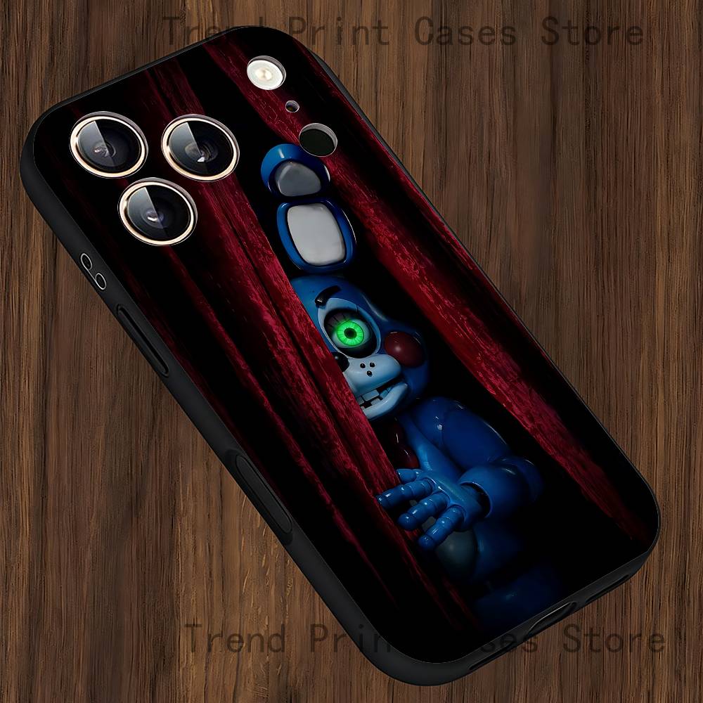 Чехол для телефона F-FNAFS 2 Для iPhone 15,16,17,13,14,11,12,Pro,Max,Plus,E,Air,Mini Защитный корпус
