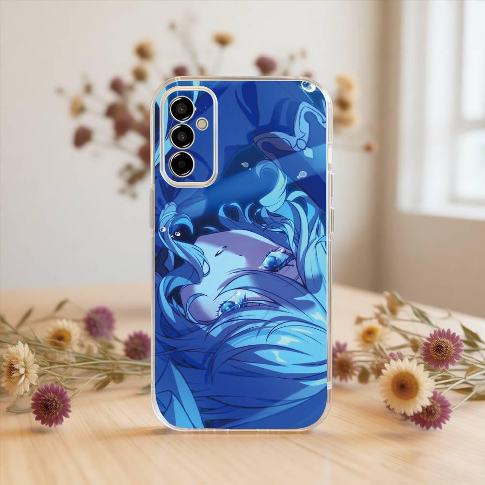Genshin Impact Чехол для телефона Фурна Прозрачный Силиконовый Мягкий Для SamsungA10,12,20,21S,30,31,40,50,51,52,70,71