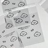 50 шт. Защитные протекторы для фотокарточек в стиле инс с принтом звездочек и бантиков, самоклеящиеся пакеты из ОПП, рукава для карточек, подарочная упаковка, самозапечатывающийся пакет