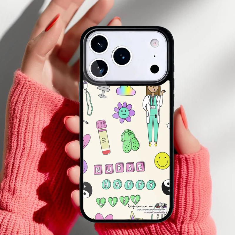 Чехол для телефона 'Медицина Медсестра Врач Стоматолог' для iPhone 17 Air 16e 15 14 13 Pro Max Задняя крышка для 12 11 Pro Coque