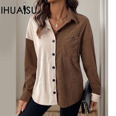 Женский кардиган, топы, осенне-зимняя рубашка, сращивание, коллизия, тонкая куртка