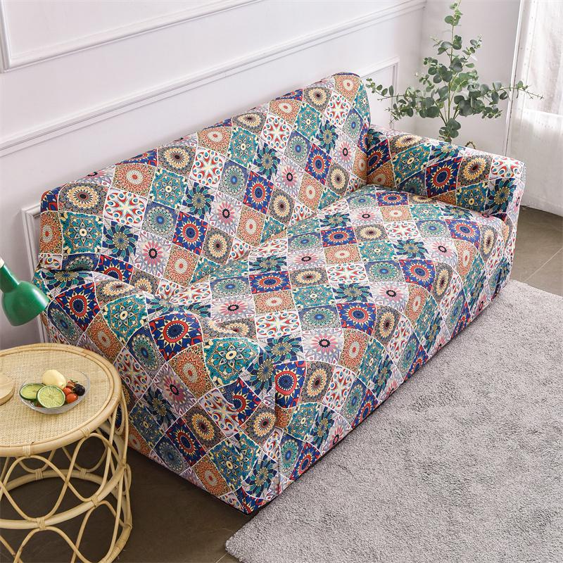 Flowers Printed Sofa Cover Elastic Spandex Sofa Slipcover Stretch Sofa Covers For Living Room Furniture Protector