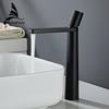 Basin Faucet Brass Bathroom Faucet Mixer Tap Black/Chrome Wash Basin Faucet Single Handle Hot and Cold Lavotory Faucet  855921