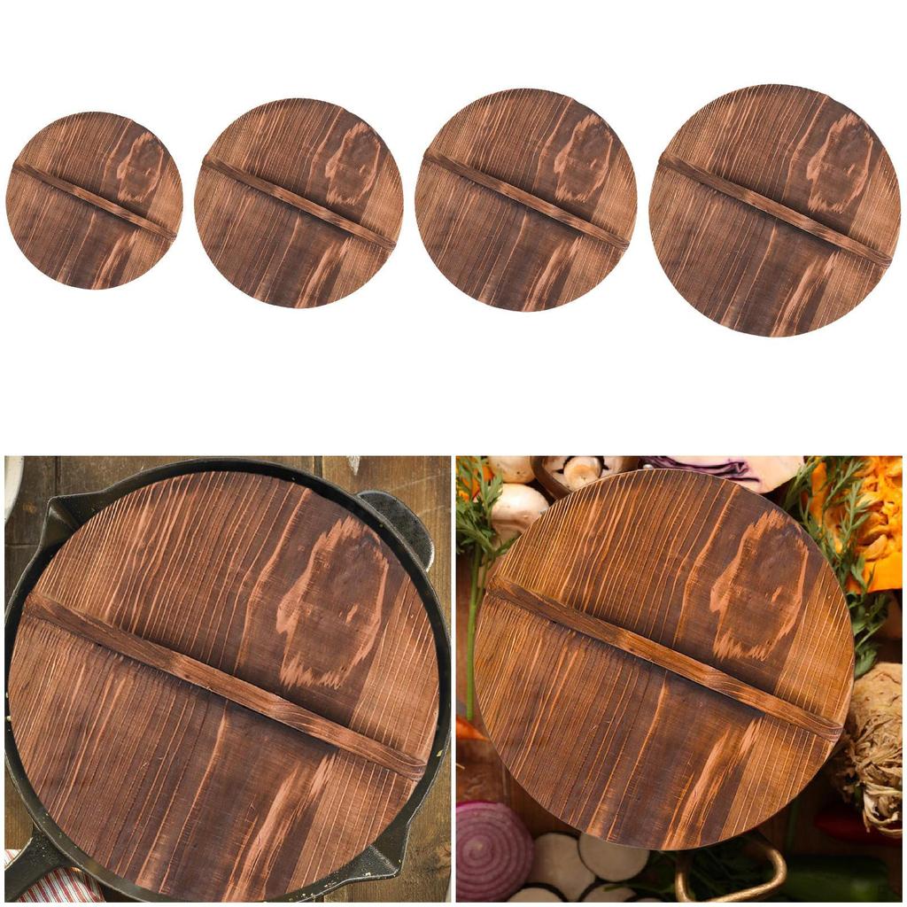 Деревянная крышка для кастрюли ручной работы для безопасного приготовления пищи на открытом воздухе