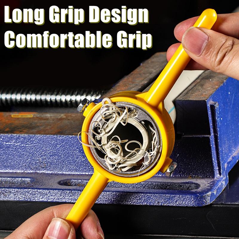 6pcs PVC Plastic Water Pipe Threader NPT Thread Tap Die Set NPT1/2 3/4 1Inch, Manual PVC Water Pipe Xternal Thread Tapping Tool