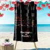Fnaf Horror Characters Poster Beach Towel Soft Outdoor Camping Swim Absorbent Bath Towel Seaside Printing Fashion Beach Comfort