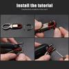 Car Dedicated KeyChain Ring Auto Logo Key Pendant Accessories For Lexus F SPORT ES RX NX LS UX LM LX GX LC RZ IS CT GS RC HS LBX