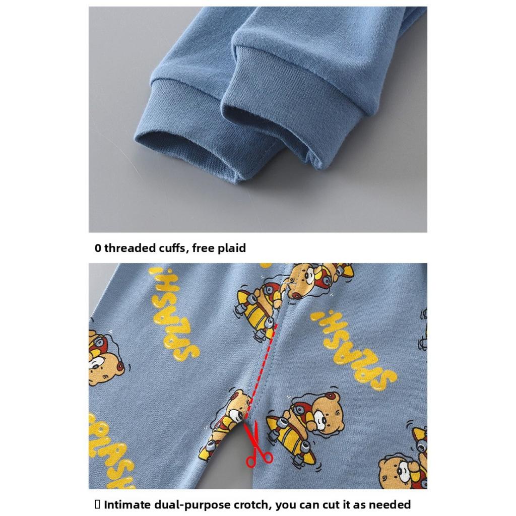 Children's Underwear Set Pure Cotton New Boys' Home Clothes Baby's All Cotton Warm Girls' Autumn Clothes Autumn Pants Children's Clothes