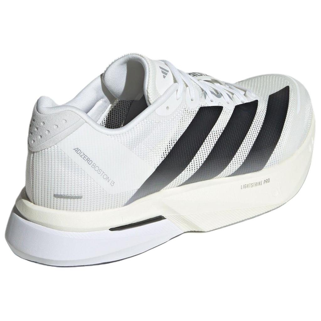 Adidas Adizero Boston 13 White Black Dash Grey Men Sneakers Cloud-White Core-Black JS4939