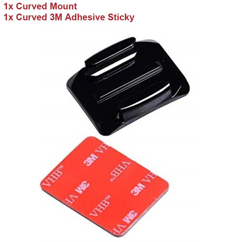 Крепление на шлем, плоские клейкие крепления для GoPro 1211 10 9 8 7 6 5 Insta360 X3 X2 DJI Osmo аксессуары для экшн-камер