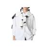 Uniqlo X JW Anderson Коллаборация Весна/Лето 2025 Нижний край Вышитый Логотип Свободная Рубашка с Длинным Рукавом Унисекс рубашки Белый 476240-00