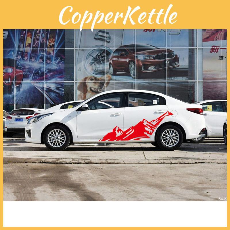 Snow Car Sticker Mountain Graphics Car Door Decals Outdoor Stickers For Suv