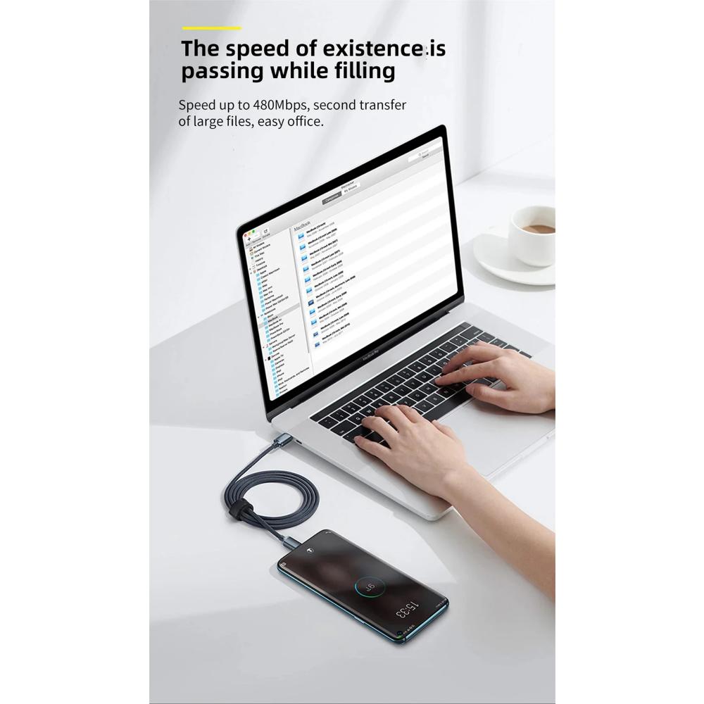 Кабель USB Type C - USB C 120 Вт для iPhone 15 Pro Max, кабель для быстрой зарядки PD и передачи данных для Samsung Xiaomi 14 Oneplus 12 POCO OPPO