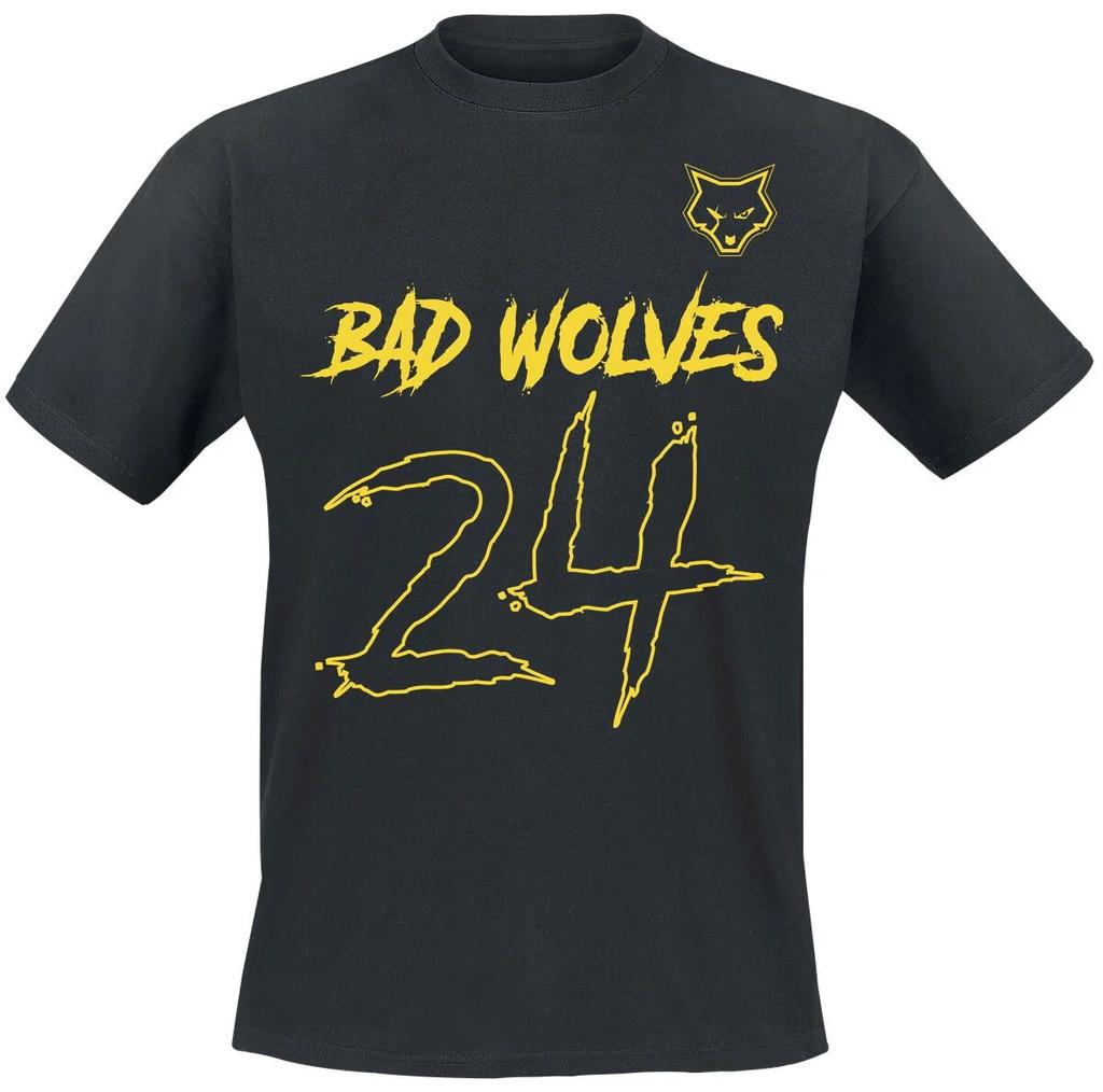 ГОРЯЧАЯ НОВИНКА Черная футболка группы Bad Wolves Унисекс Все размеры от S до 5XL XA1098
