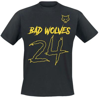 ГОРЯЧАЯ НОВИНКА Черная футболка группы Bad Wolves Унисекс Все размеры от S до 5XL XA1098