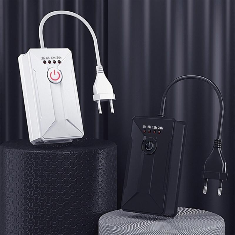 4 Presets Mechanical Timer Outlet 100W 3H/6H/12H/24H Daily Cycle For Aquariums Lights Strips Hydroponics Fan 110V 220V