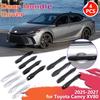 4x Накладка на ручку двери автомобиля для Toyota Camry XV80 80 Hybrid LE SE 2025 2026 2027 Наклейка Отделка Декор Экстерьера Защита от царапин Аксессуары