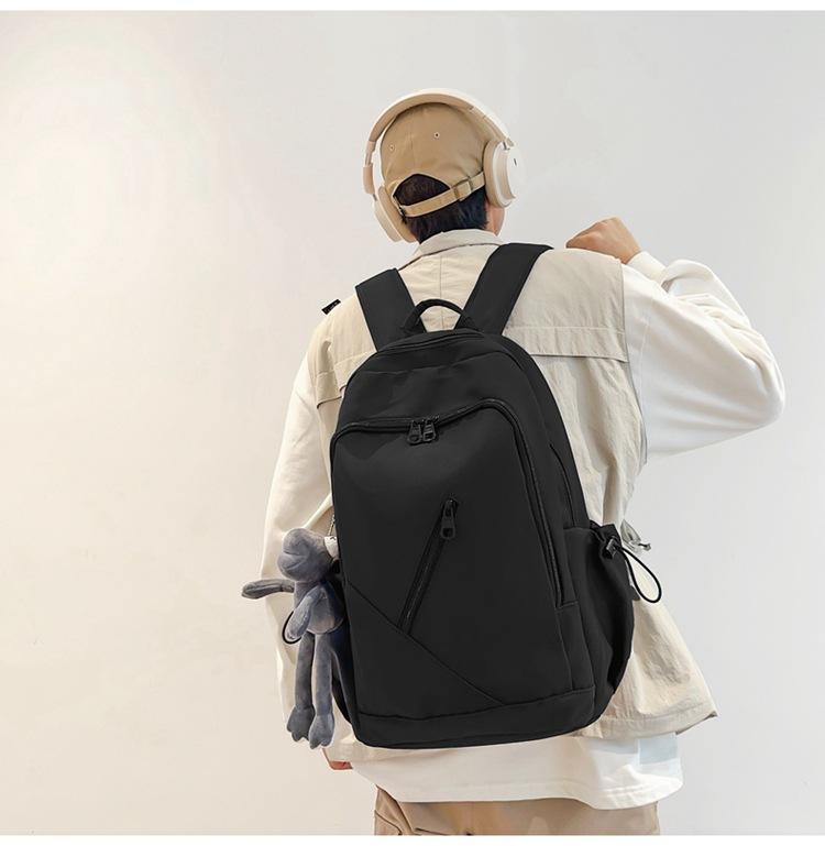 Рюкзак школьной сумки сплошного цвета Унисекс для учащихся средней школы