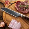 Набор из 2 предметов дамасских ножей, кухонные ножи Santoku для нарезки vg10, 67 слоев, японский нож из дамасской стали