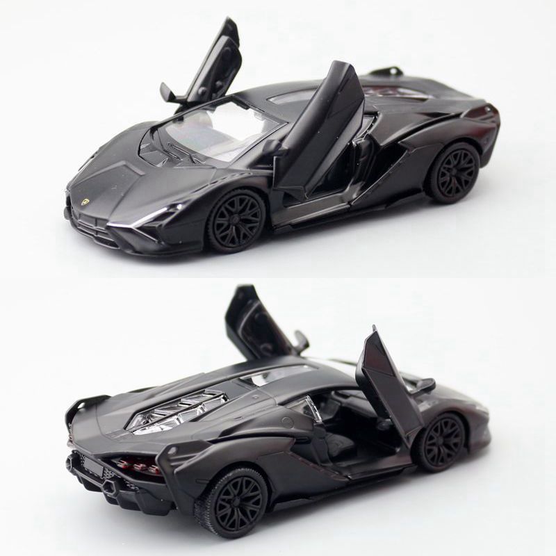 1/36 Scale Lamborghini Sián FKP37 Casting Car Model, Zinc Alloy Toy Car for Kids, Pull Back Vehicles Toy Car for Toddlers Kids Boys Girls Gift