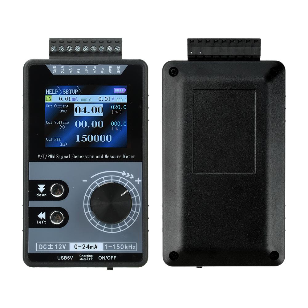 High-Precision PWM Pulse Current Voltage Signal Generator 0-20mA 4-20mA 0-10V Signal Source Simulator 0-50V 50mA Measuring Meter