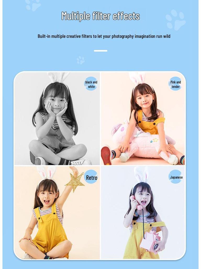 HD Dual Camera Cartoon Toy for Kids - Video Recording & SLR Digital Holiday Gift