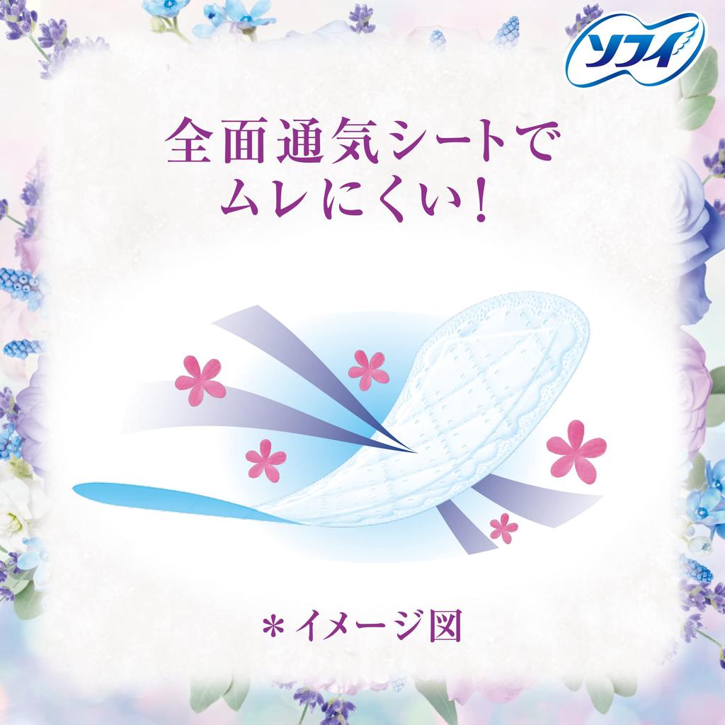 Sofy Kiyora Floral Relax 72 шт. x 2 упаковки [Оптовая закупка] (унишарм Софи)