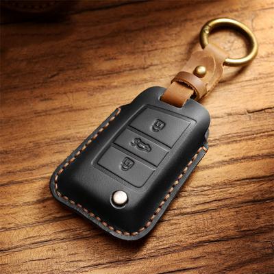Чехол для ключей от машины для Volkswagen VW Golf 7 gti mk7 r Touran Skoda Octavia 3 Superb Karoq Kodiaq Seat Leon mk3 Ateca, аксессуары