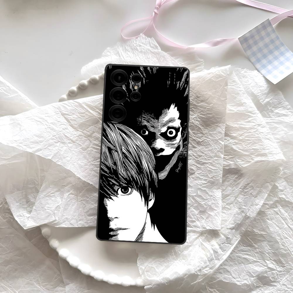 Чехол для телефона Japan Anime Death Note для Samsung S 24 Fe 25 Ultra Plus 20 Lite 21 30 22 23 24 22 Ultra 5G Fundas