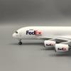 47 см Самолет A380 FedEx Cargo Масштаб 1/160 С подставкой для самолета и колесами Металл Смола Коллекция моделей самолетов Подарок Сувенир