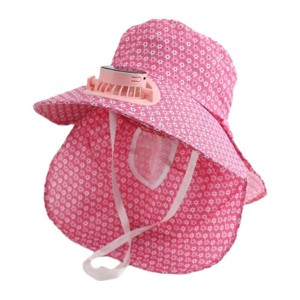 USB Charging Sun Cap Anti-UV Cooling Fan Hat Sunscreen Cap Fisherman Hat Summer Season