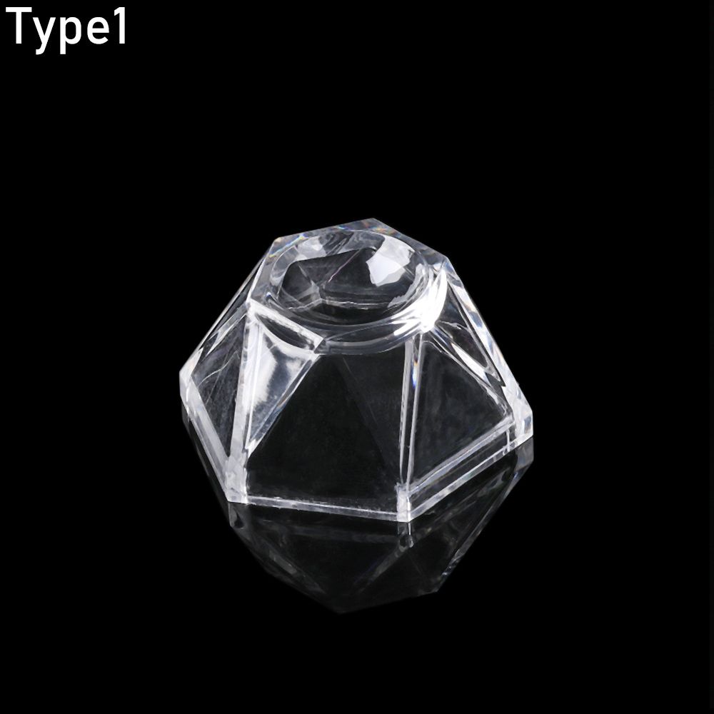 Fixed Seat Quartz Sphere Holder Acrylic Display Stand Crystal Ball Base Transparent Pedestal