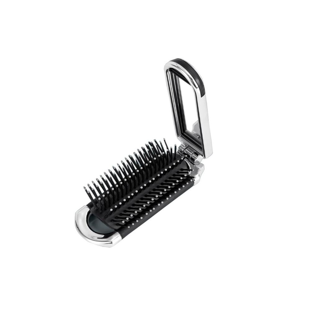 Foldable mini comb with mirror air cushion comb