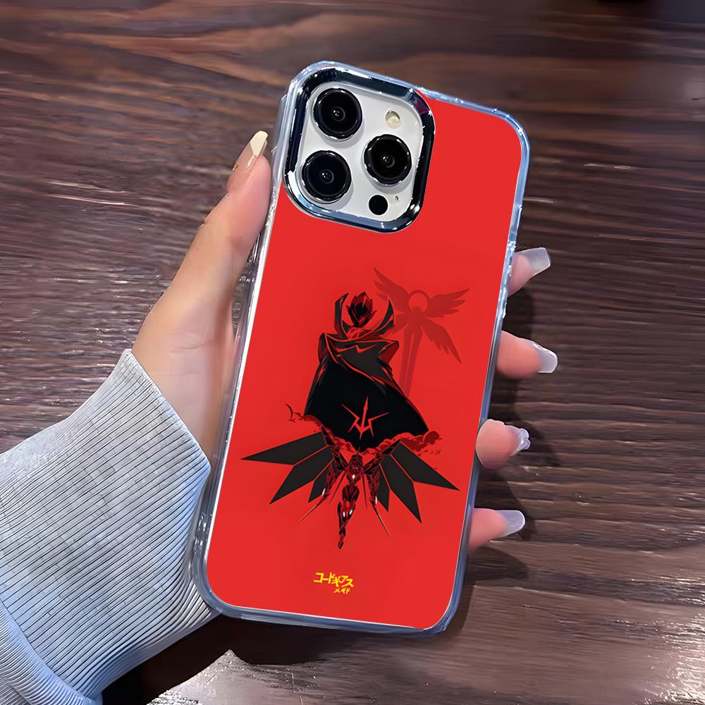 Аниме Логотип Code Geass Чехол для телефона Для IPhone 17 Pro Max 16 15 14 Pro Max IPhone 13 Pro Max 11 Plus Прозрачный чехол