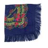 Ethnic Style Women Floral Printed Fringed Russian Square Scarf