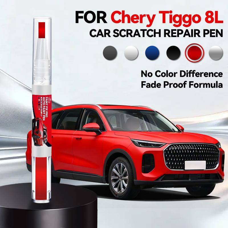 Car paint pen repair For Chery Tiggo 8L Paint Repair Pen Touch Up Scratch Remover DIY Auto Accessories Black White Blue Red