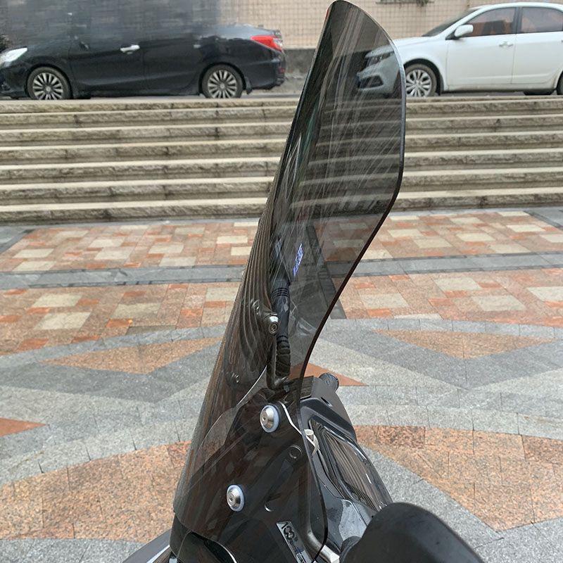 Замена прозрачного переднего ветрового стекла для Haojue AFR125 HD.