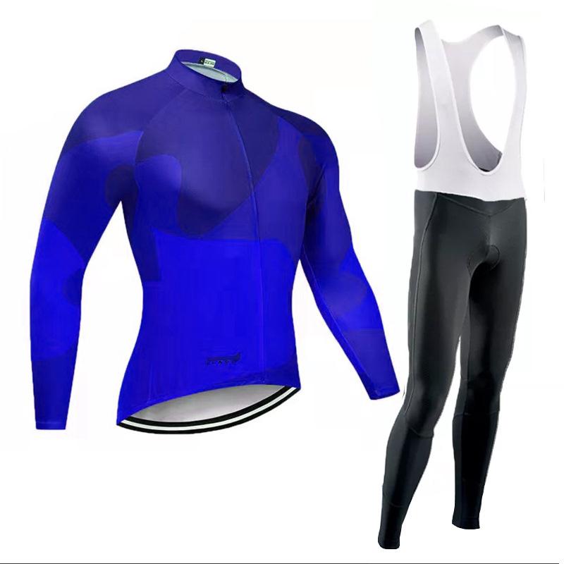 2023 Cross-border cycling suit Tour de France long-sleeved suit for summer breathable events