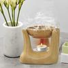 New Ceramic Hand Type Oil Burner for Home, Office, with 1 Tea Light Candle, Made by Porcelain