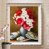 5D Diamond Embroidery Flower Chamomile Diamond Painting Flower Full Round Pictures of Rhinestones