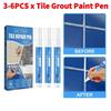 3-6 шт. Маркер для плитки на стену Водонепроницаемый Белый Реставратор затирки Заполнение швов для пола в ванной комнате Краска Строительные инструменты