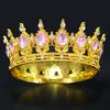 Ideal Gift Large Crystal Crown Cake Topper Shiny for Mother's Day Birthday Wedding Bridal Shower Cake Decor